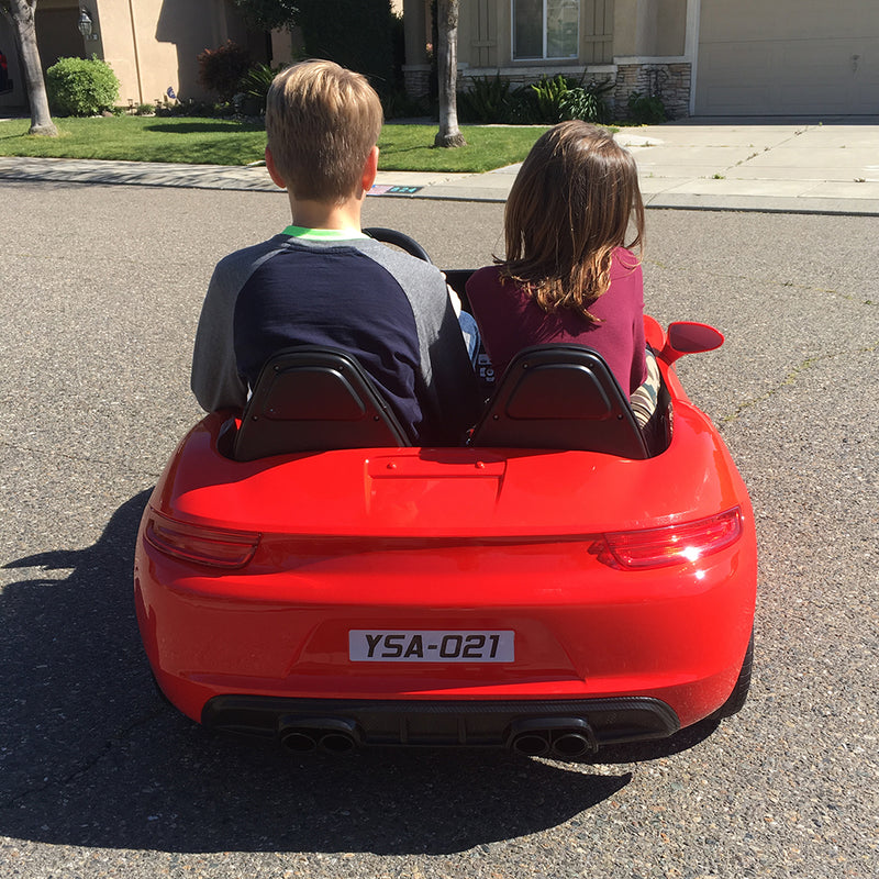 2 Seater Porsche Style Ride On Electric Car For Children To Adults