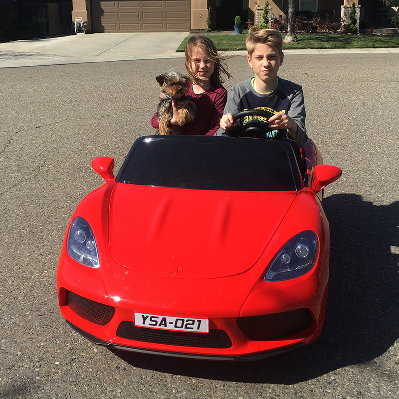 2 Seater Porsche Style Ride On Electric Car For Children To Adults