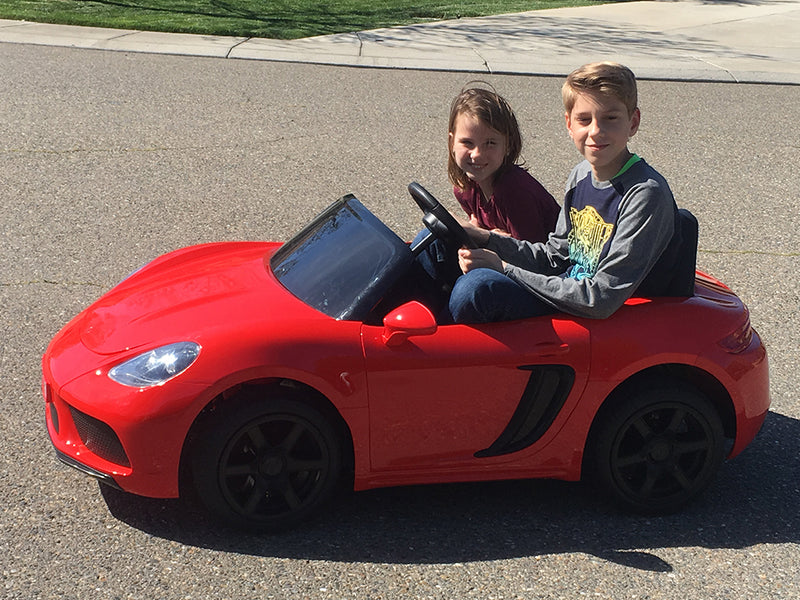 2 Seater Porsche Style Ride On Electric Car For Children To Adults