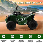 army-green-12v-kids-ride-on-atv-with-high-low-speed-and-comfortable-seat-33721048400103