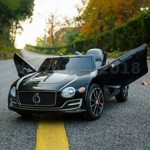 BENTLEY Style 12V Electric Kids Ride On Car Racer with Double Seats Co