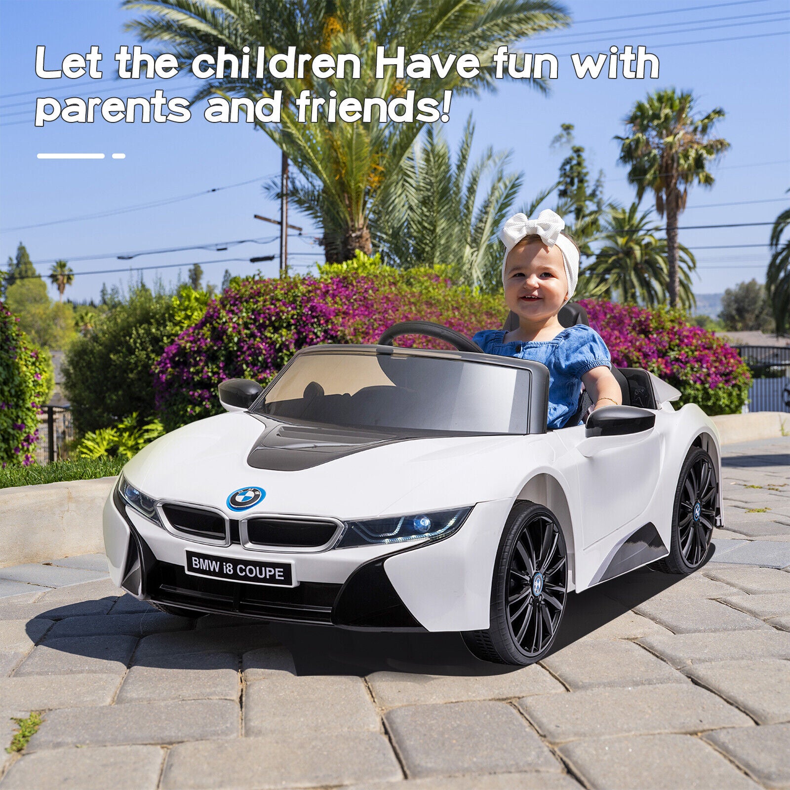 BMW I8 Coupe Style Electric Kids Ride-On Car 12V Battery Powered Toy
