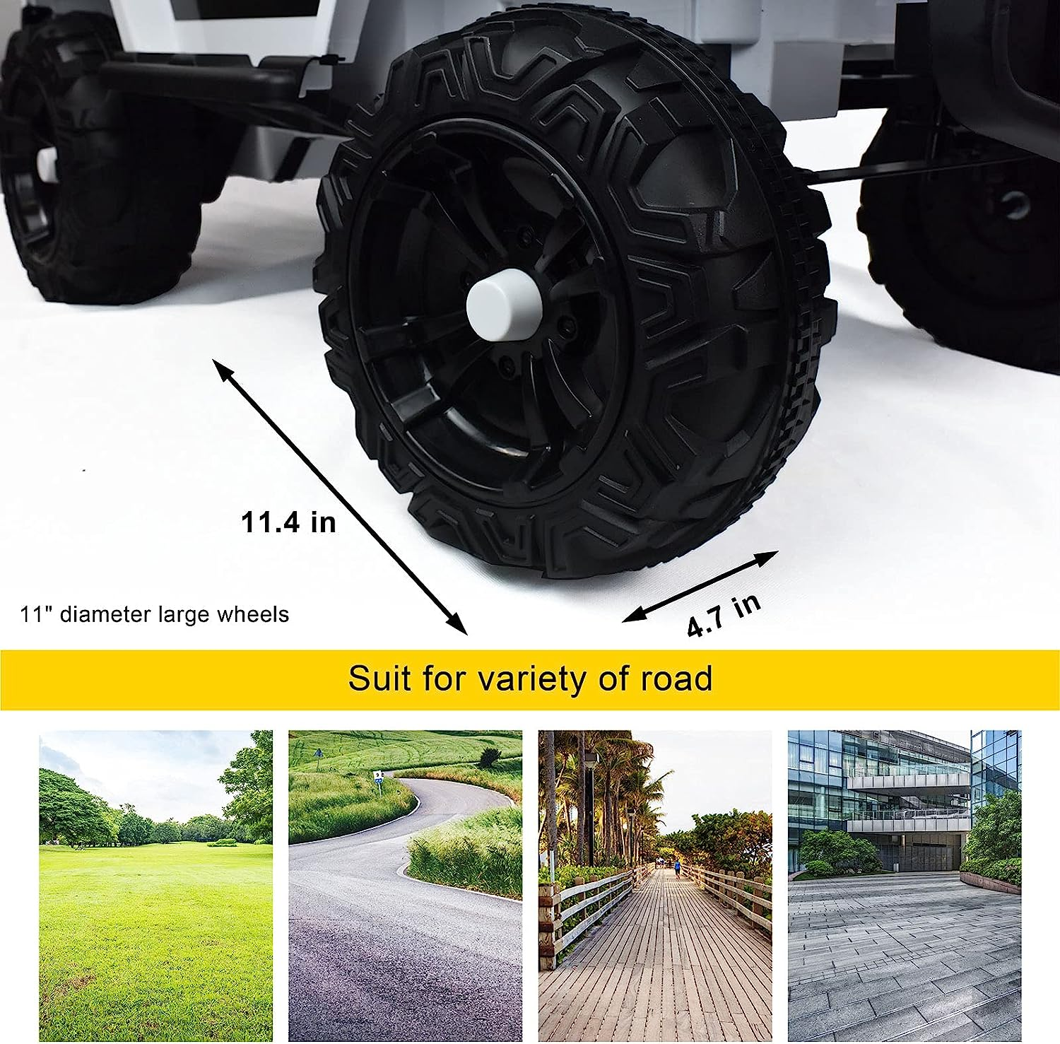 Camouflage Remote Control Ride-On Car with Spring Suspension for Kids