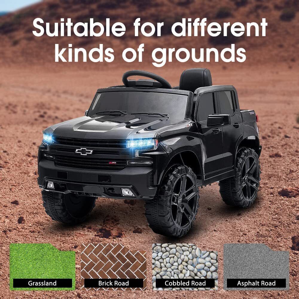 Chevrolet Silverado 12V Kids Electric Ride On Car with Remote Control