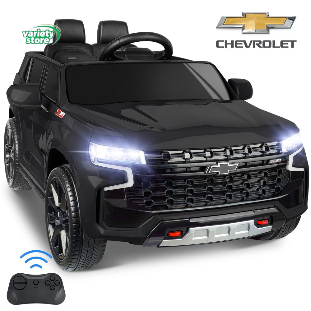 Chevrolet Tahoe 12V Ride On Car for Kids with Remote Control 4 in 1 Versatile Toy