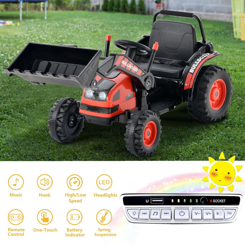 Toy Riding Bulldozer Construction Bulldozer Ride-On Toy for Toddlers - Fun and Durable Ride