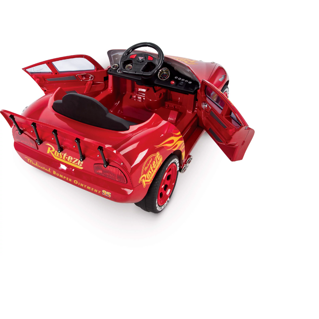 Lightning mcqueen battery top car