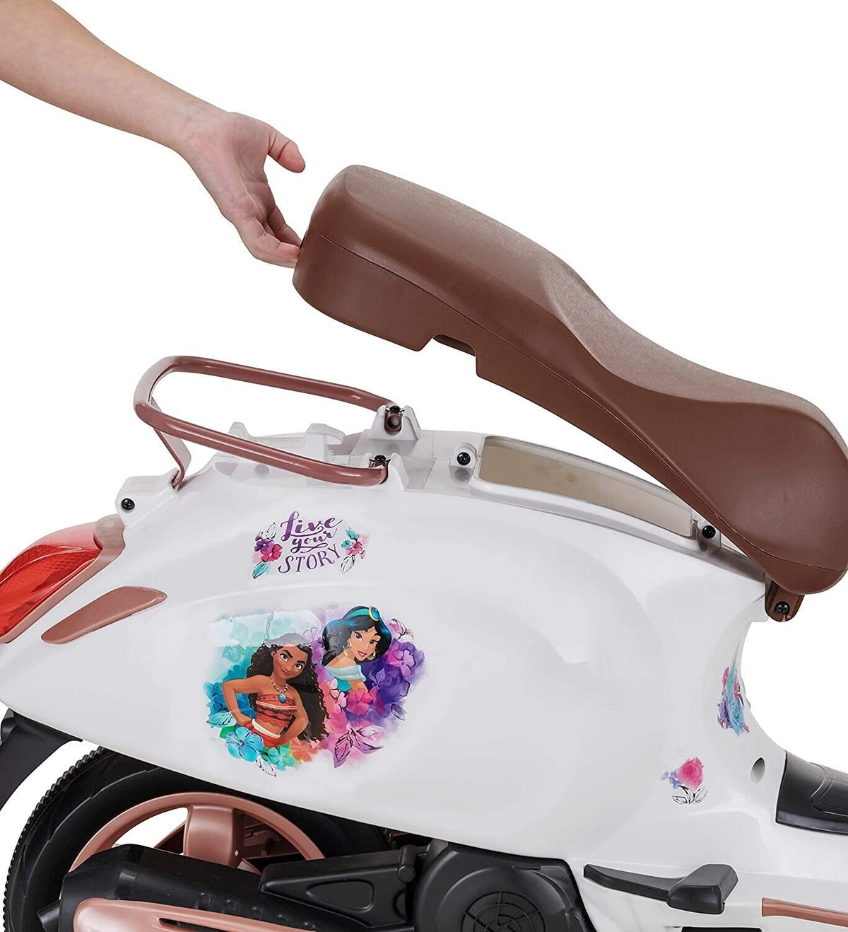 Princess scooter electric ride on outlet