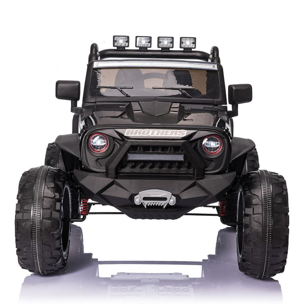 Voiture Électrique Enfant RIRICAR J.E.E.P Wrangler – 4x4, Télécommande 2,4 GHz, Batterie Lithium, Bluetooth, USB, Roues EVA, Suspension, 4x35W