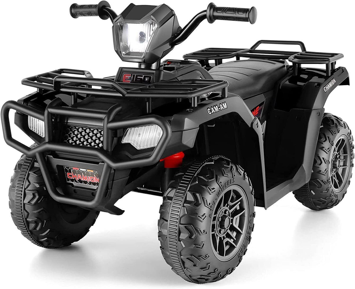 Electric 4-Wheeler ATV Quad for Kids with LED Lights, USB and