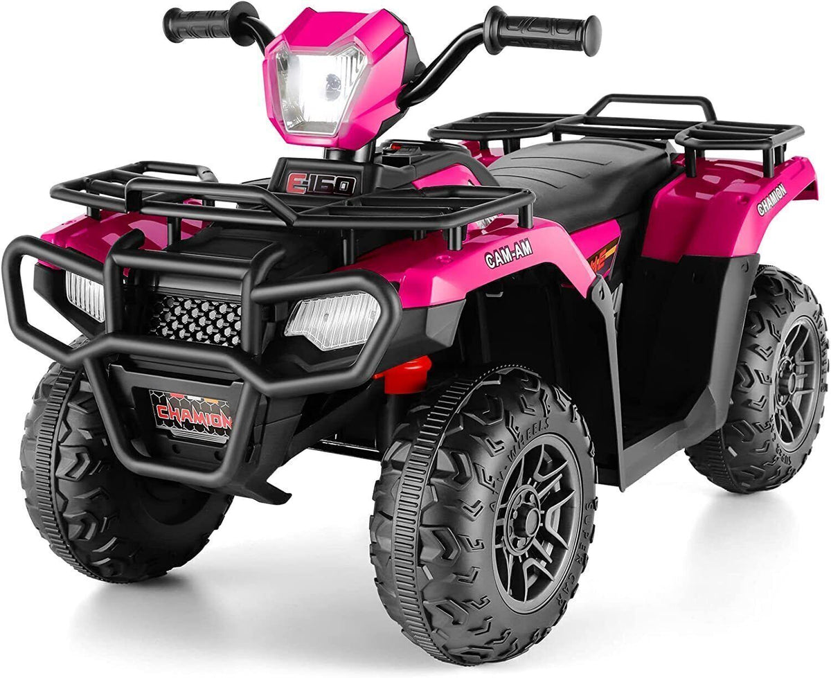 Electric 4-Wheeler ATV Quad for Kids with LED Lights, USB and MP3 Play