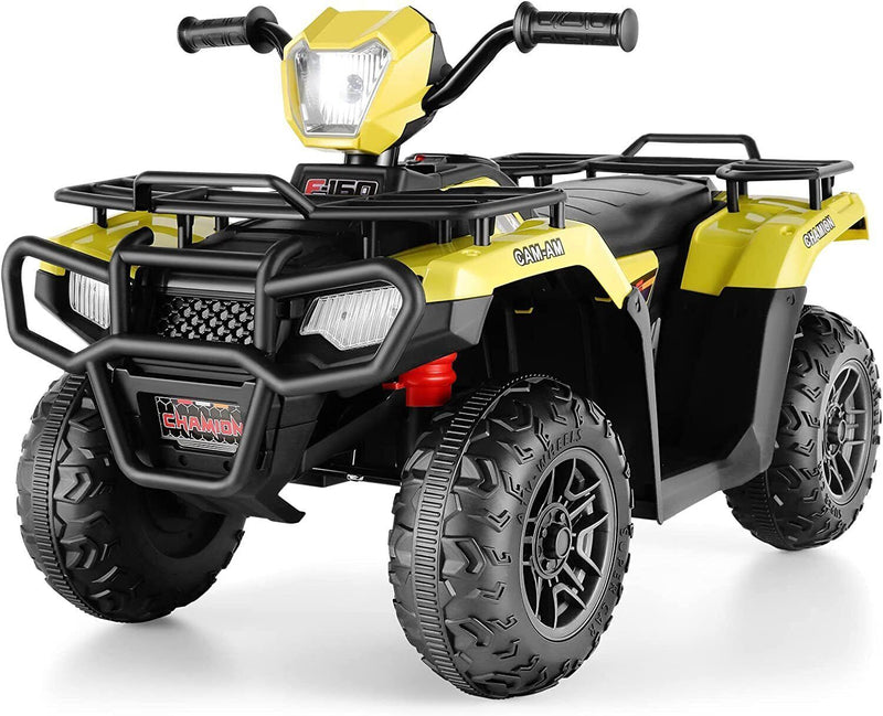 Electric 4-Wheeler Quad Car for Kids with MP3 USB 12V Battery Powered