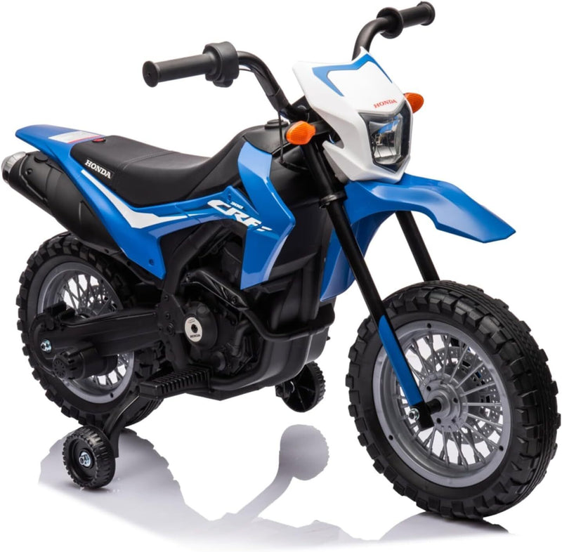 Kids Ride Motorcycle Electric Kids Ride-on Motorcycle with Training Wheel, Headlight, and S