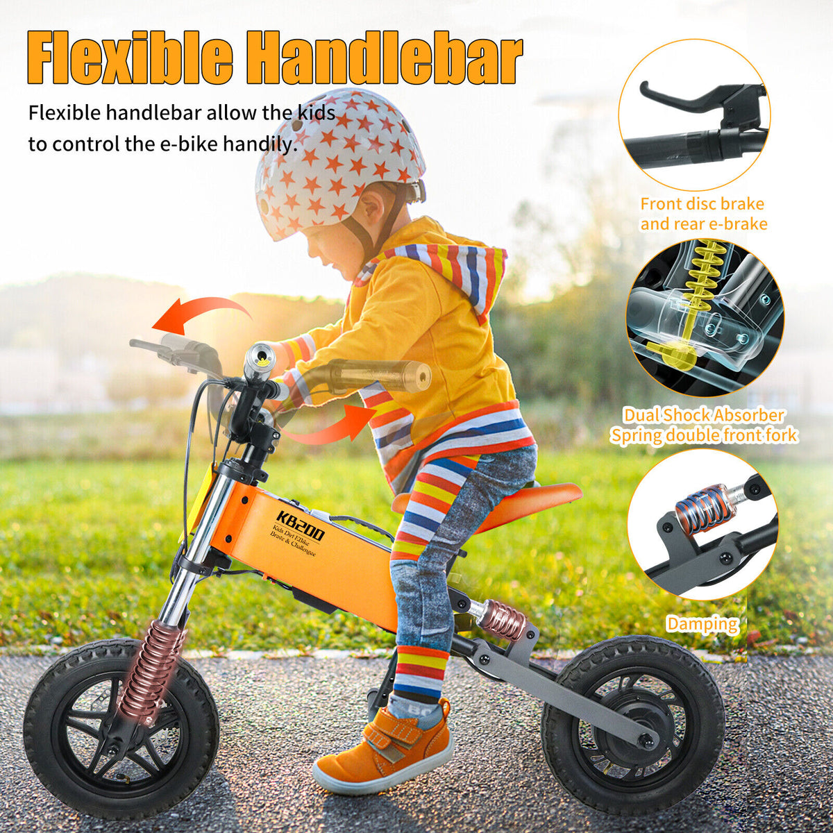 Electric Off-Road Ride On Bike for Kids