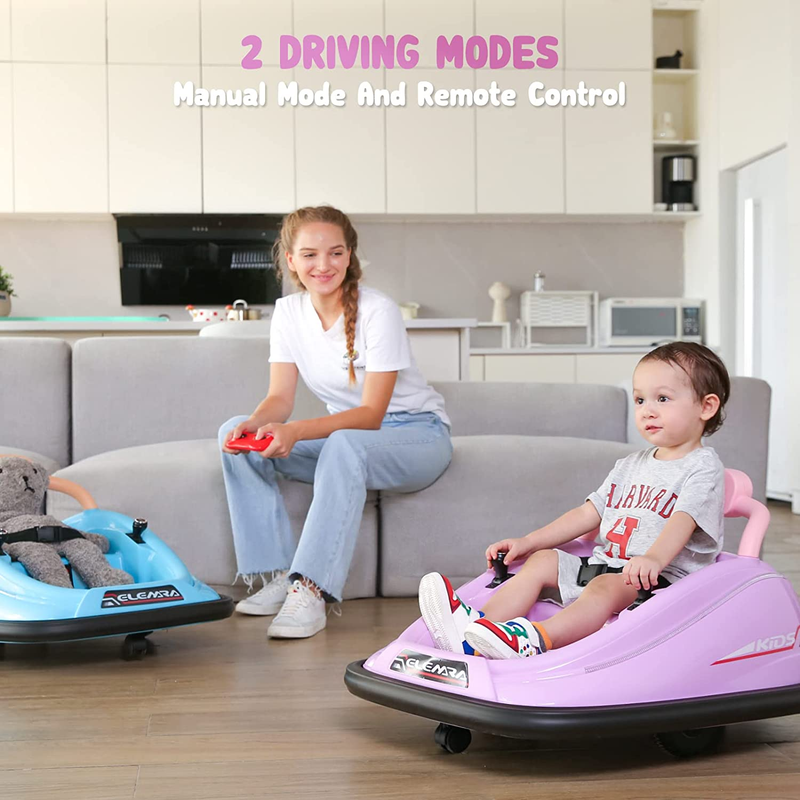 Baby ride online on electric car
