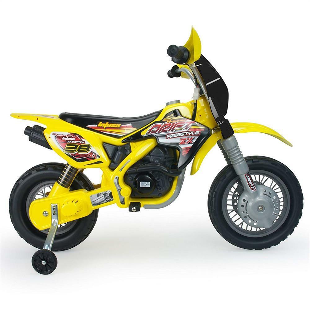Electric Ride On Dirt Bike for Kids 12V Battery Powered Motorcycle with Charger
