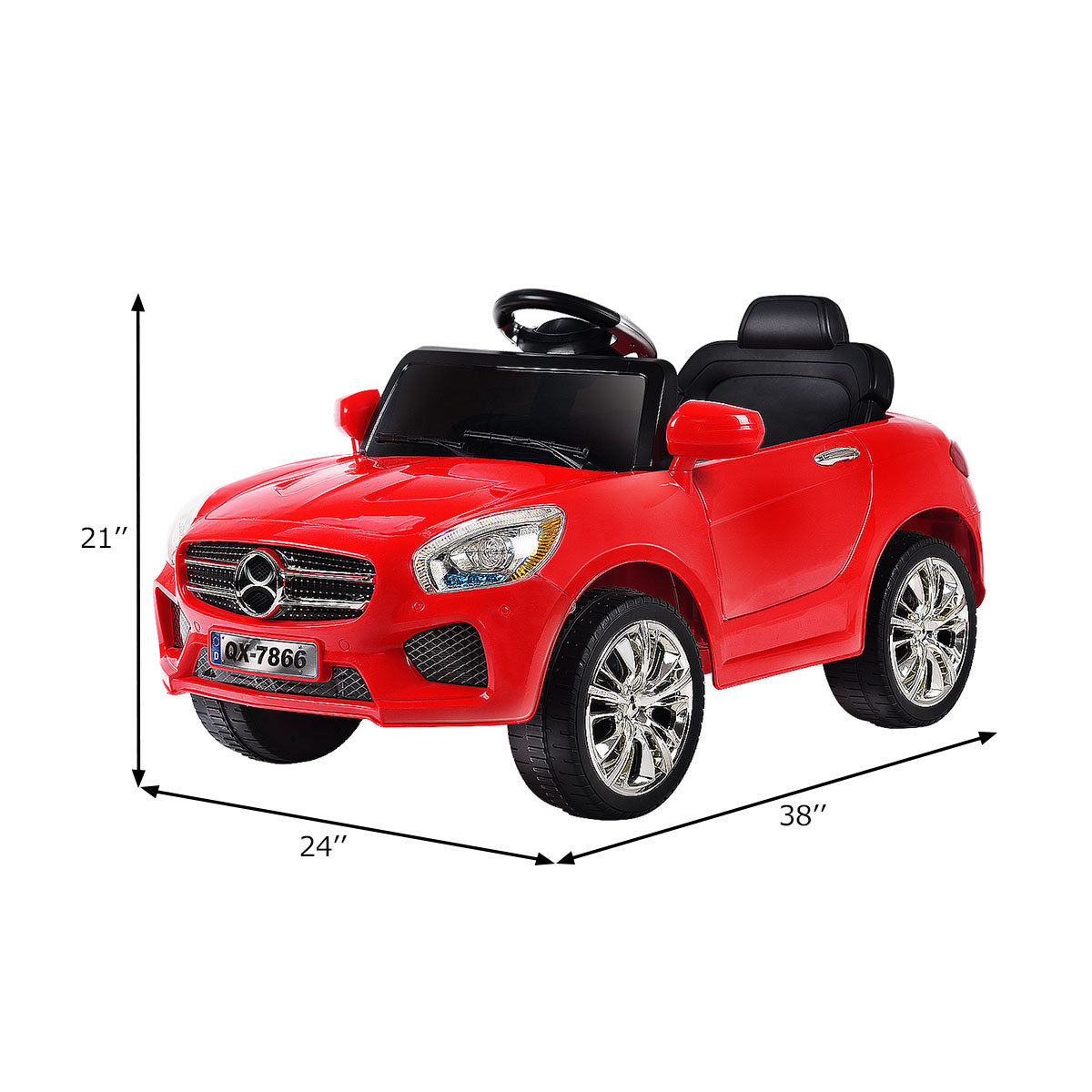 Electric Ride-On Sports Car Toy for Kids - Battery-Powered Coche De Ju