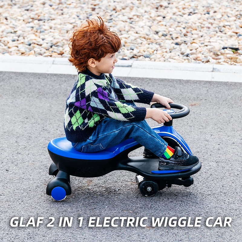Electric Ride On Wiggle Car for Toddlers Ages 3 and Up