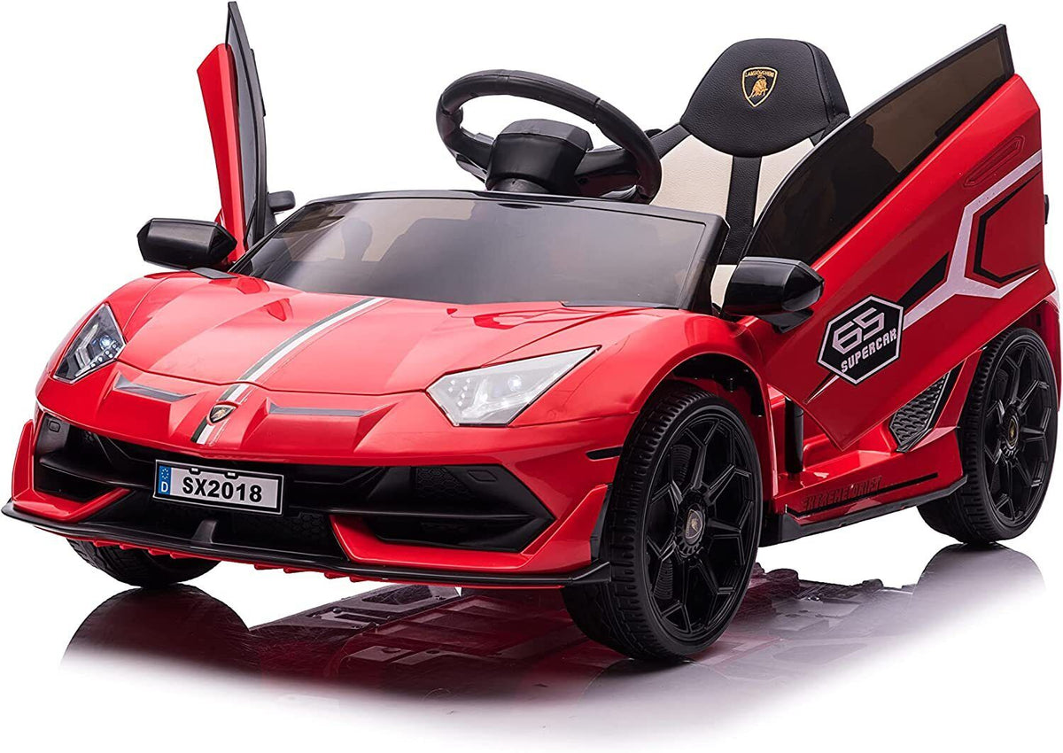 12V Electric Sports Car for Kids with 3 Speed Options