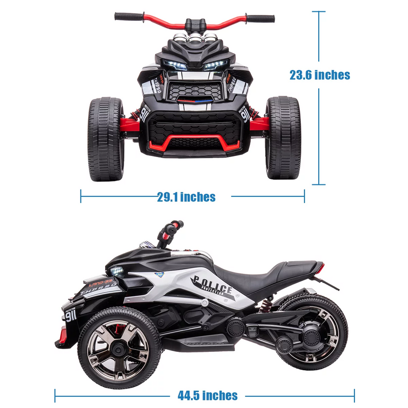 Electric Three Wheeler ATV for Kids 12V 2 Speeds Perfect for Toddlers