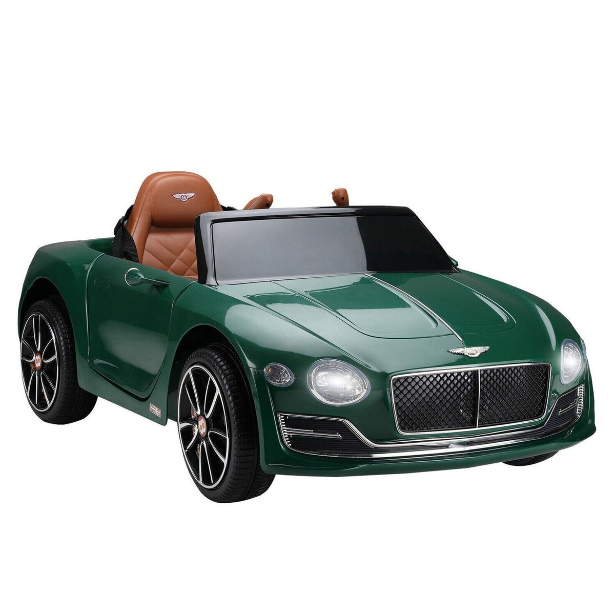 Tobbi 12 Volt Bentley Officially Licensed Ride On Children s Toy Car Vehicle in Green Greens
