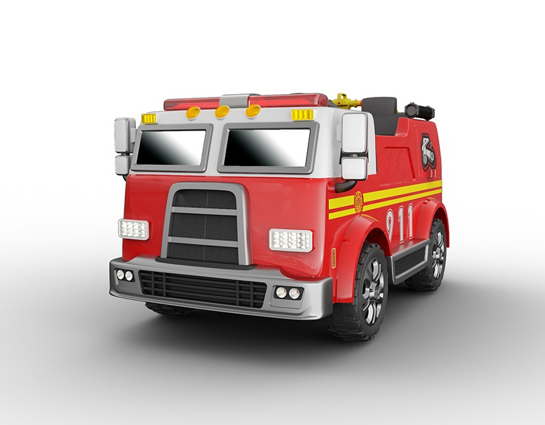 Fire truck battery sale powered ride on
