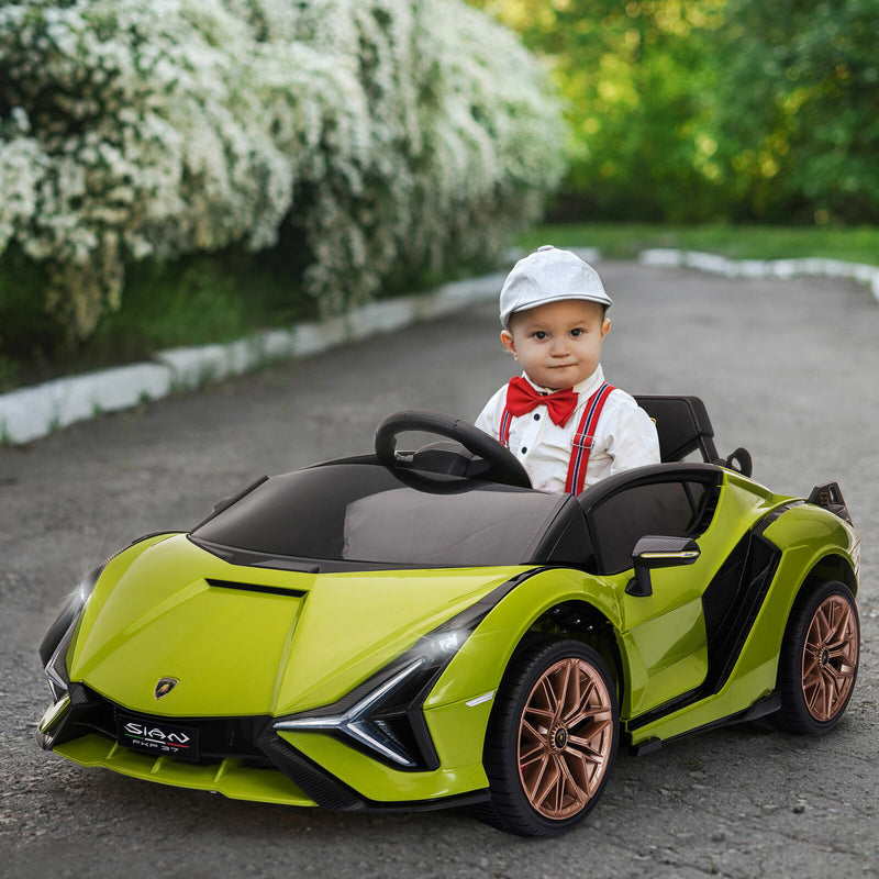 Toy green lamborghini top
