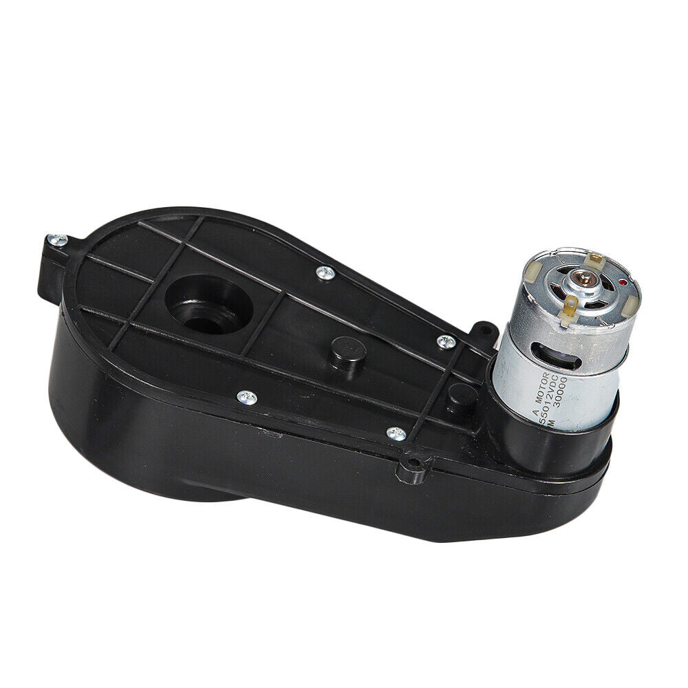 electric motors and gears High-Speed 12V Electric Motor and Gear Box Combo for Kids' Power Wheels Ride On Toys