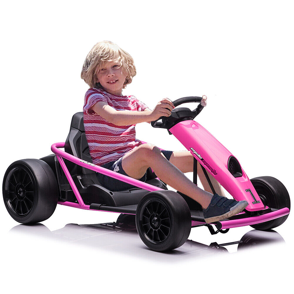 High Speed Drifting Go Kart for Kids with Slow Start Function - 8MPH