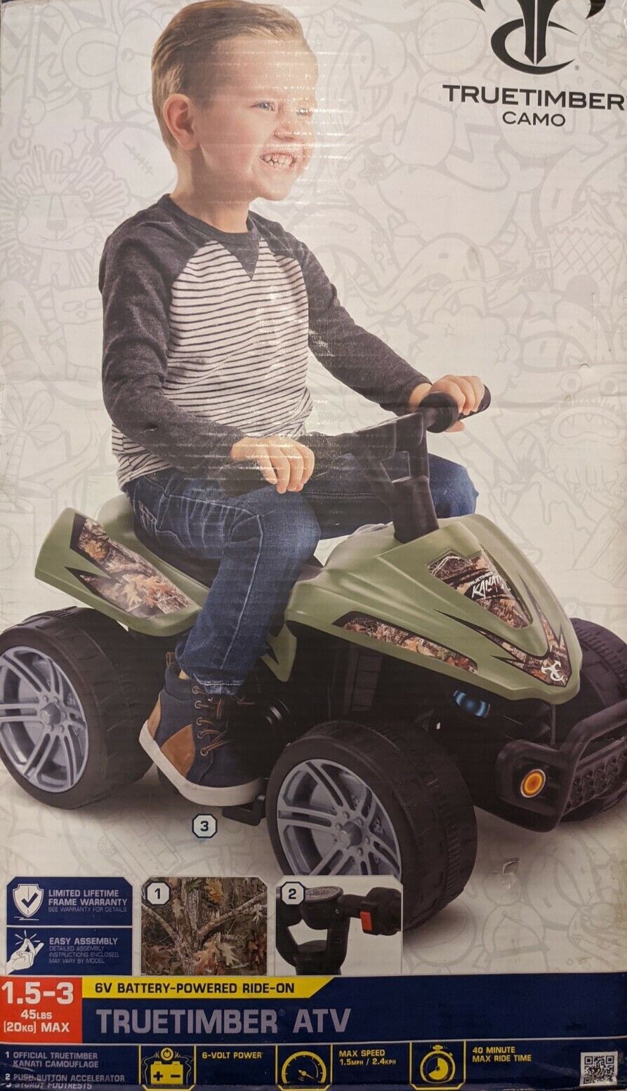 Volt electric hot sale quad bike tesco