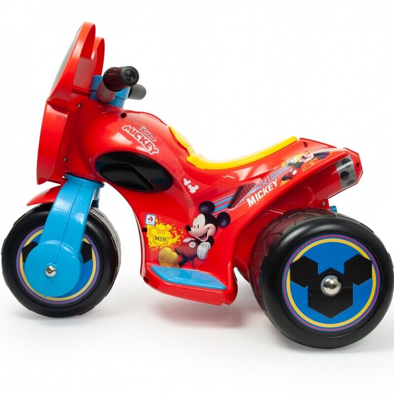 mickey mouse kinderfahrrad INJUSA Mickey Mouse Samurai Tricycle Ride-On with 6V Battery for Kids 2 Year Warranty -