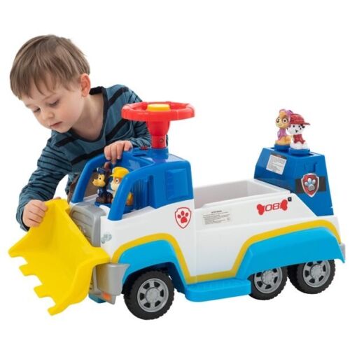 Interactive Paw Patrol Ride-On Car with Action Figure Pups for Imagina