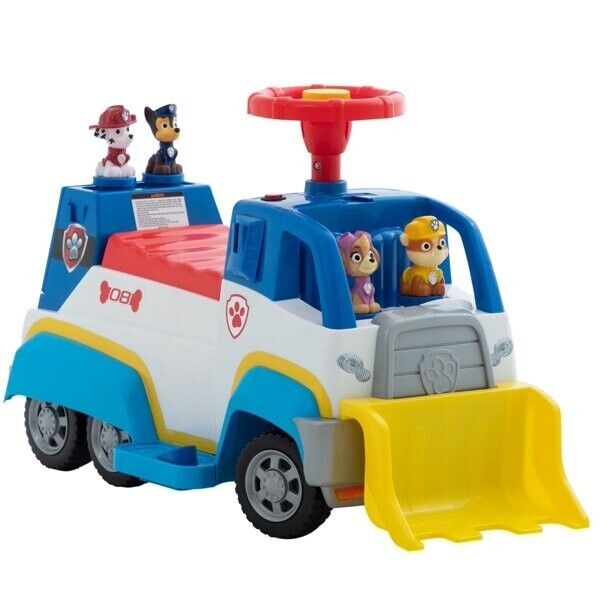 Interactive Paw Patrol Ride-On Car with Action Figure Pups for Imagina