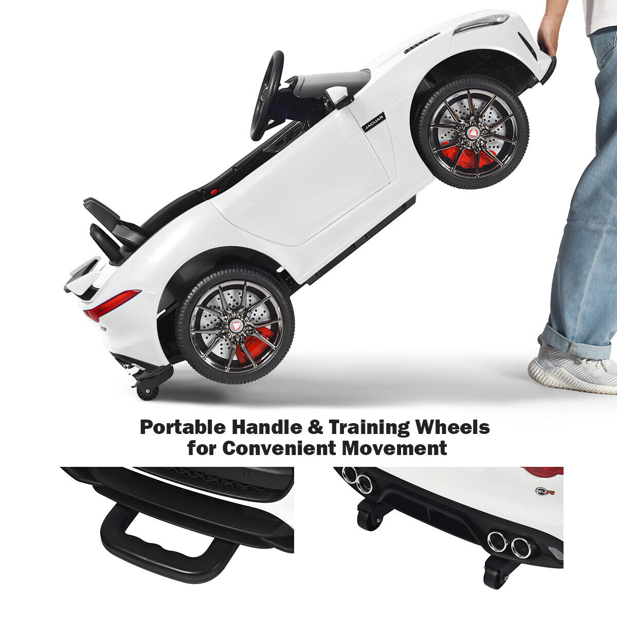 Jaguar ride on car with remote hot sale