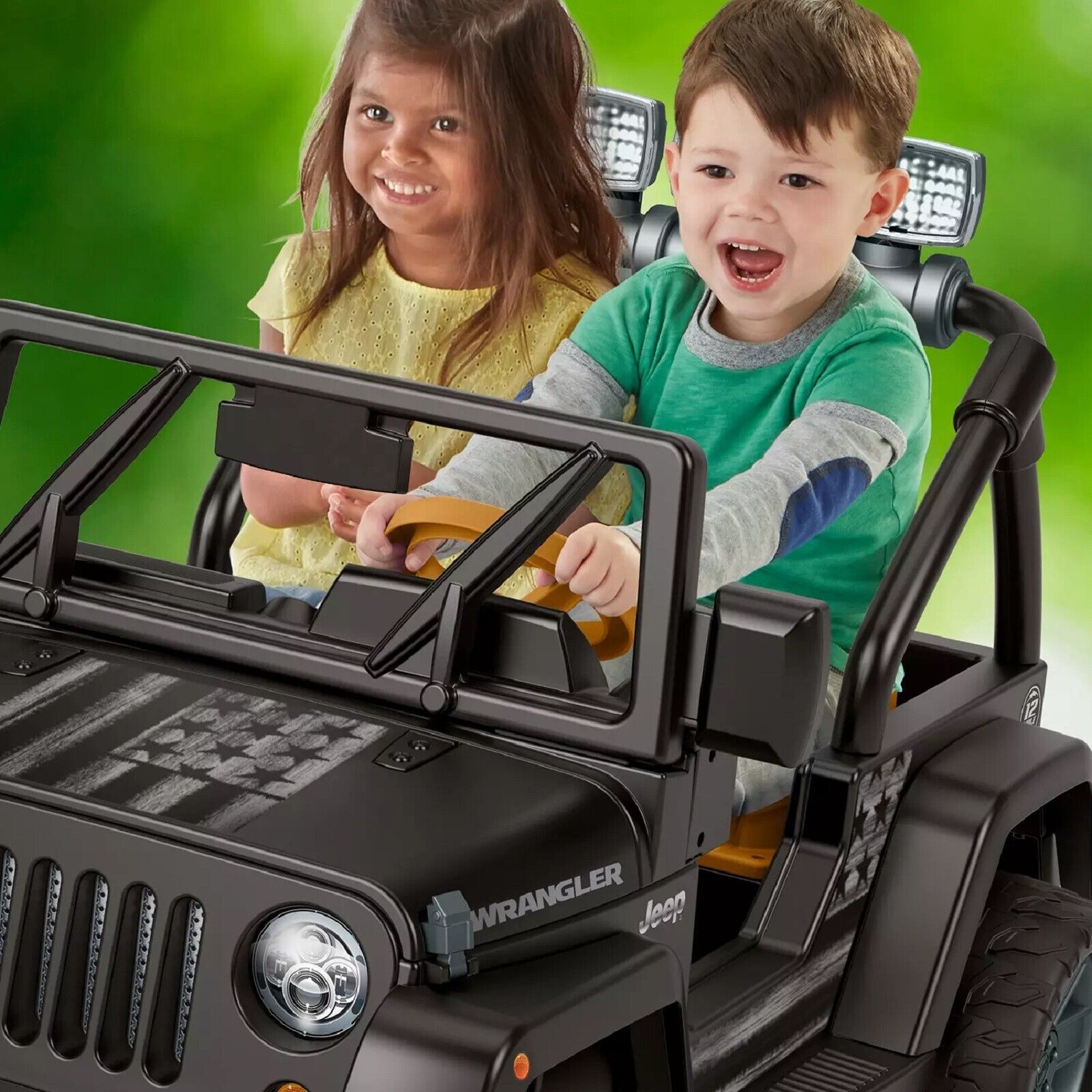 Student Riding Jeep Jeep Wrangler 12-Volt Ride-On: The Ultimate Adventure Vehicle for Kids