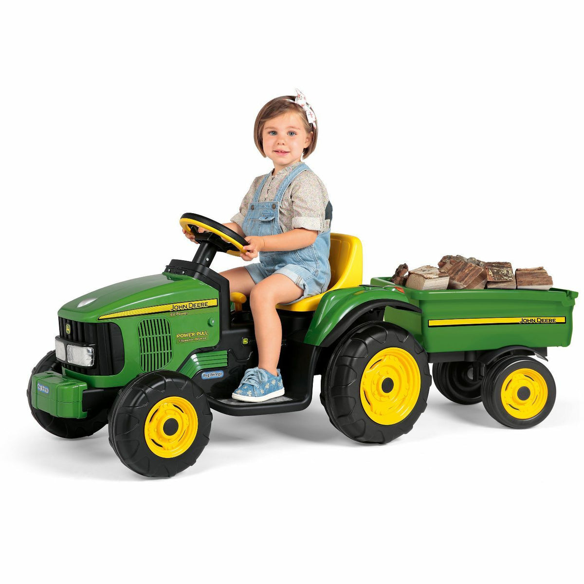 peg perego john deere 6v John Deere 6V Power Pull Tractor