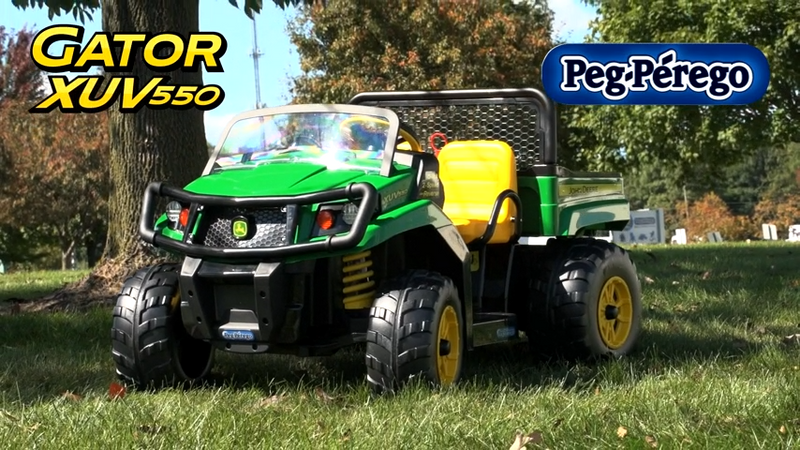 john deere xuv peg perego John Deere Gator XUV 12-volt Battery-powered Ride-on Toy by Peg Perego, Size: 870 in
