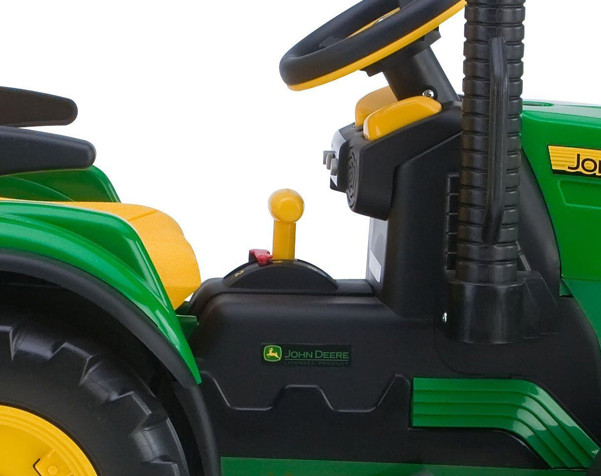 peg perego john deere ground force tractor with trailer assembly John Deere Ground Force Tractor and Trailer Set by Peg Perego