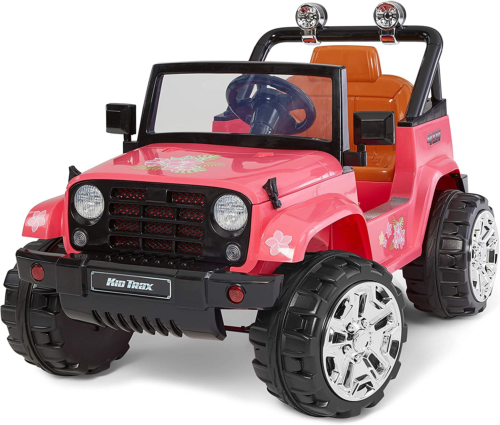 KID  TRAX PINK 電動カー Amazon.com: Kid Trax Pink 12V ATV Ride On Toys - Quad ATV
