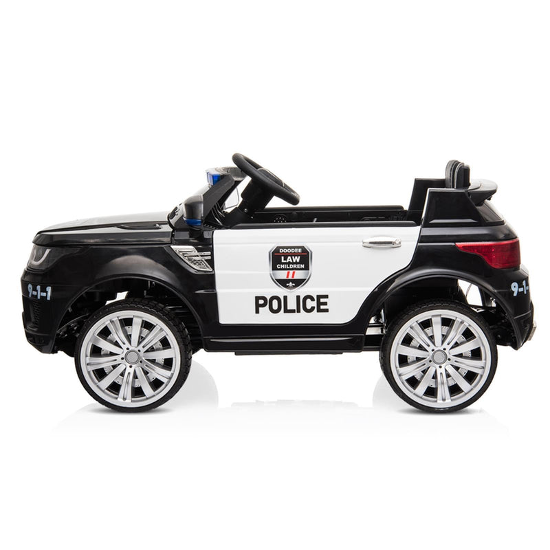 Kids Police Ride On Car with Remote Control Music and Horn 12V Ele