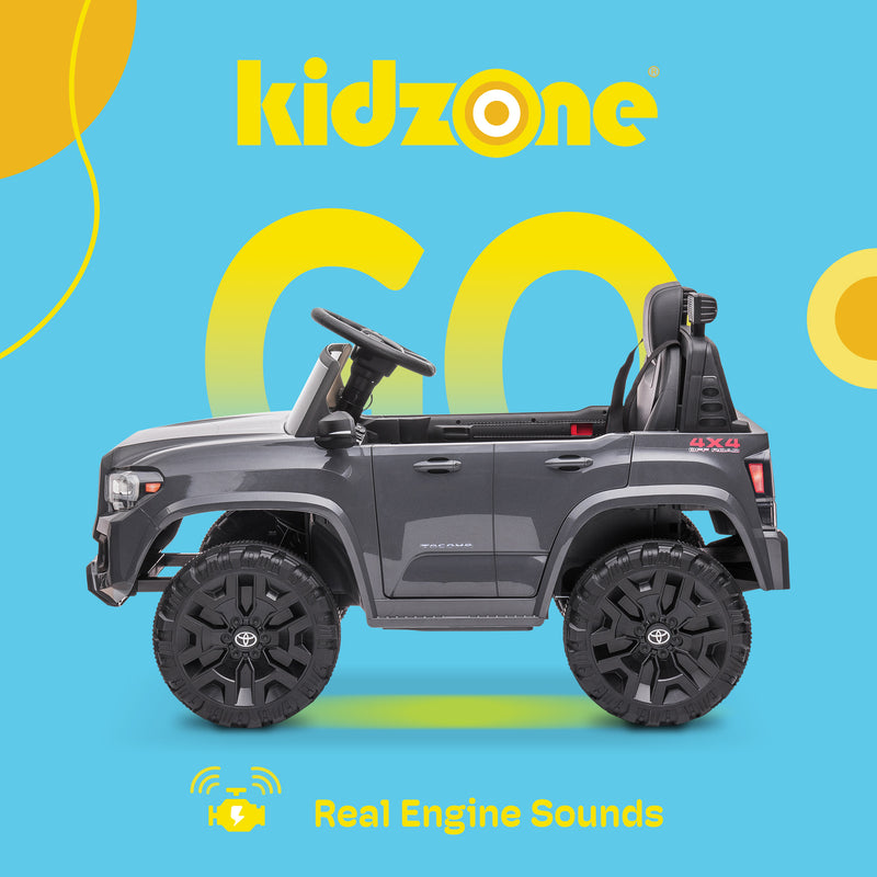 Kidzone 12V Ride On Truck Battery Powered Car for Kids in 7 Vibrant