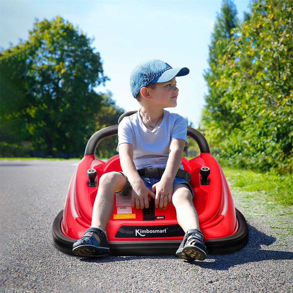 Kimbosmart DIY Sticker Race Car: 12V Electric Ride-On Bumper Car for K - Main Image