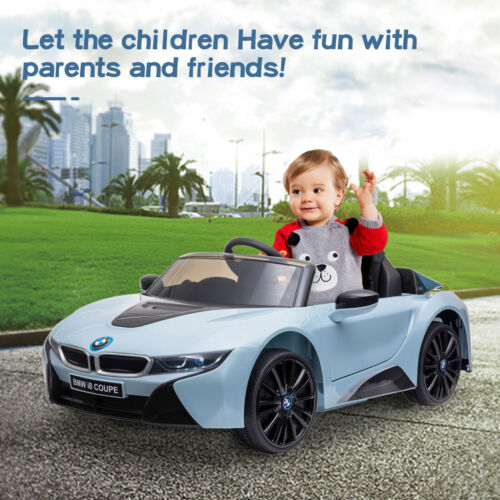 Licensed BMW I8 Style 12V Electric Ride On Car for Kids with LED Light