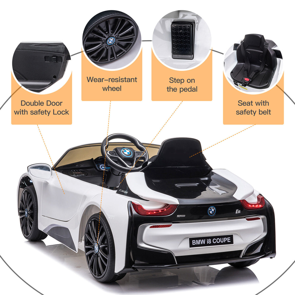 BMW i8 こども用乗り物 12V Licensed BMW I8 Kids Ride On Car | eBay
