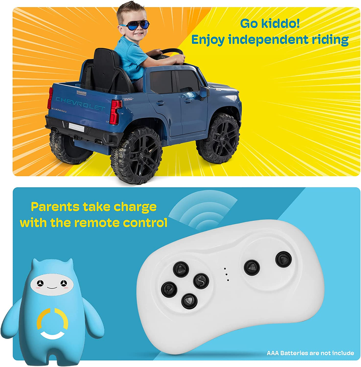 Battery Powered Chevy Silverado Remote Control Truck Licensed