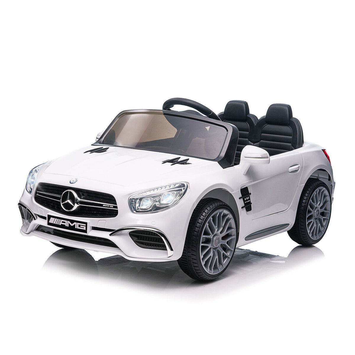 Licensed Mercedes Benz AMG SL65 Electric Ride-On Car for Kids with Rem