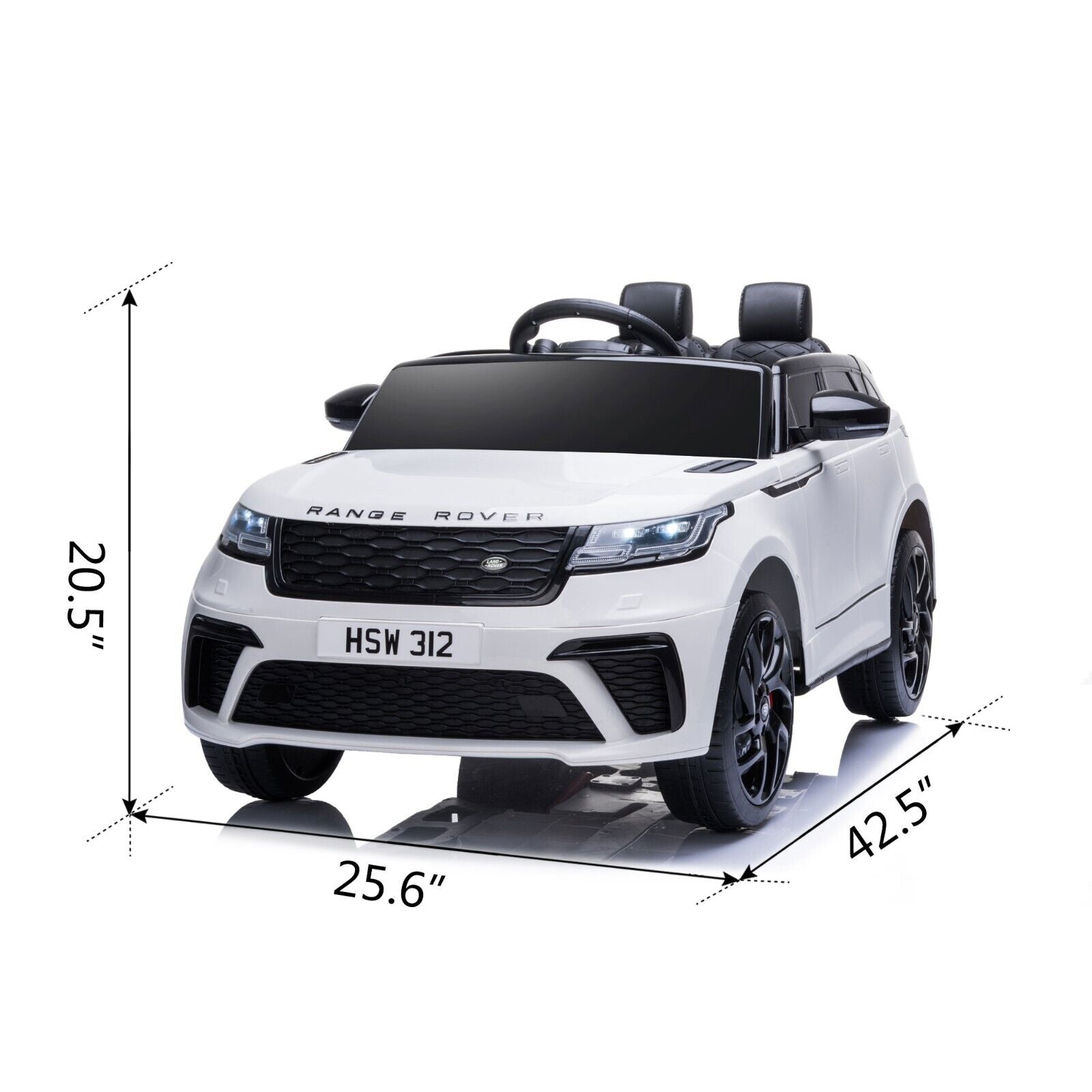Licensed SUV Range Rover Velar 12V Electric Ride-On Car for Kids with