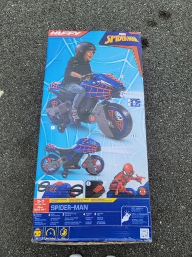 spider man ride on motorcycle