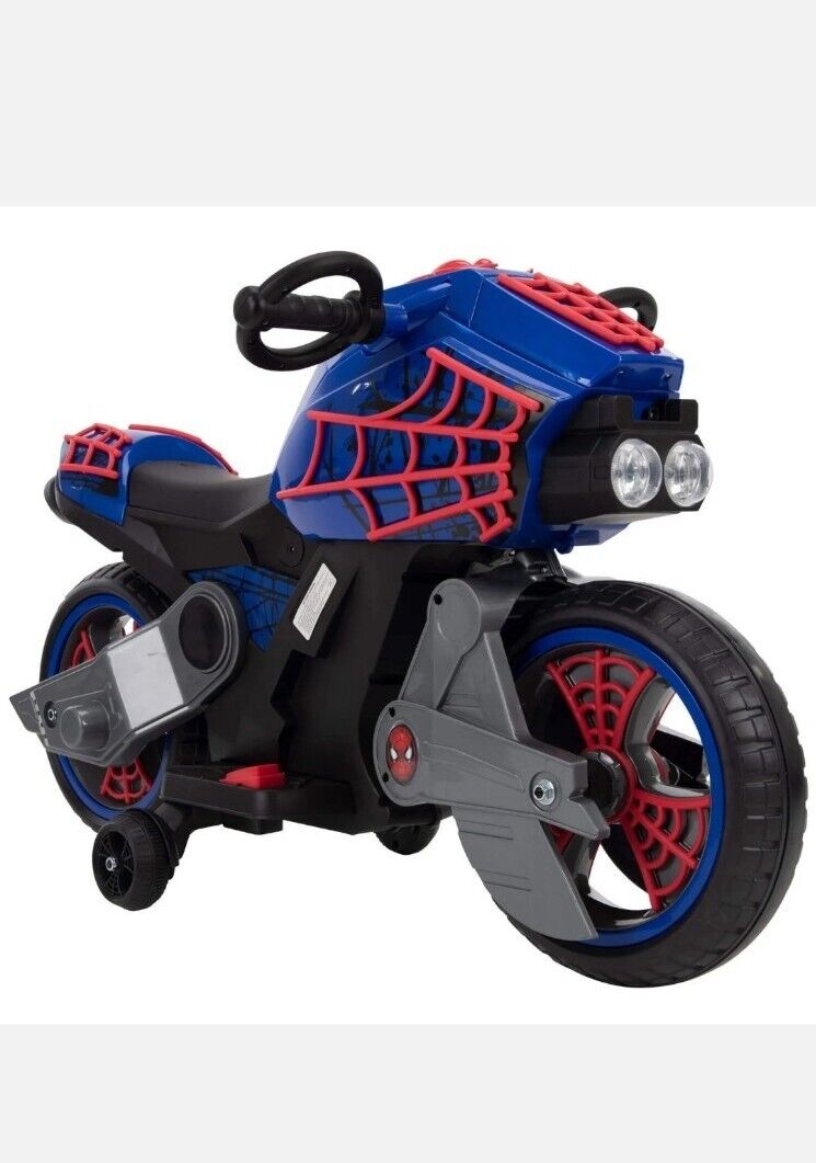 Marvel Spider Man Electric Ride On Motorcycle for Kids by Huffy