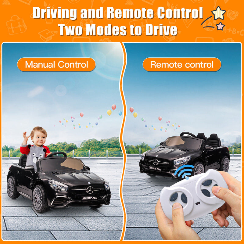 Licensed Mercedes Benz Electric Ride On Car for Kids with Remote Contr